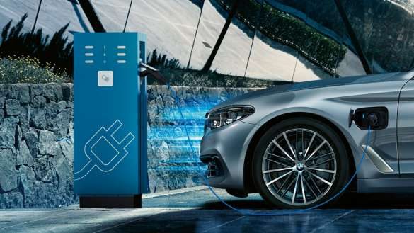 BMW 530e Ladestation
