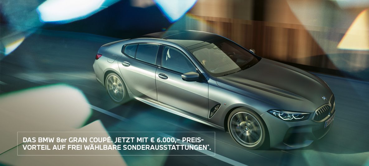 BMW 8er Gran Coupé mit Sonderausstattungsbonus